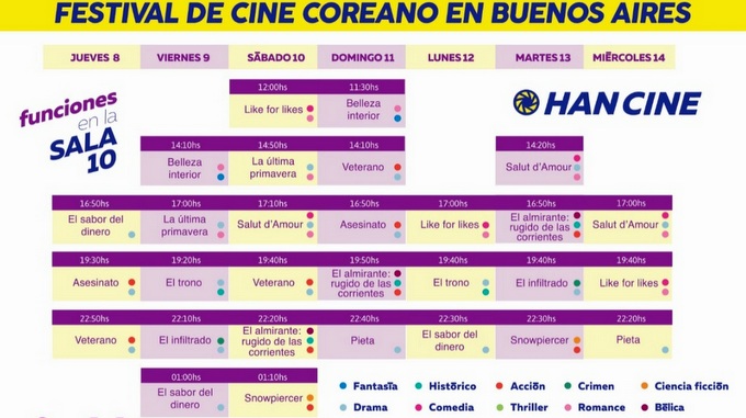 Grilla Programación HAN CINE-001