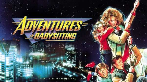 poster de drew struzan para Adventure in babysittingm segunda colaboración con Chris Columbus