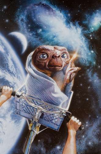 poster alternativo de ET creado por Drew Struzan