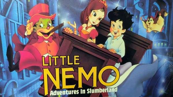 Póster original de Litlle Nemo (1989), primera co-prducción entre Japón y Hollywood.