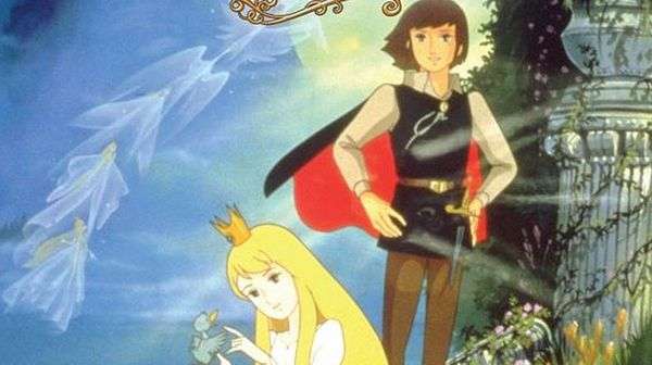 Póster del animé El lagon de los cisnes(1981)del estudio Toei.