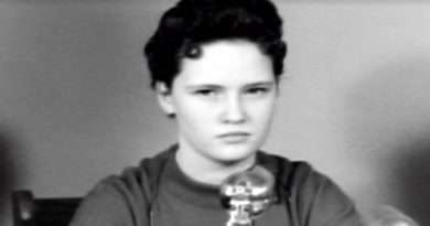 Retrato en primer plano de Caril Ann Figat, la joven involcuradaen los de crímenes de Nebraska junto a Cahrles Starweather en 1958