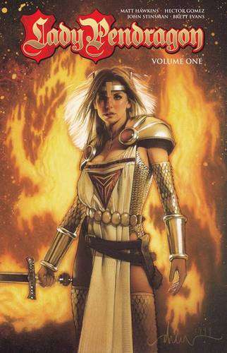 ilustración especial de Drew Struzan para la reedición del cómic independiente Lady Pendragon
