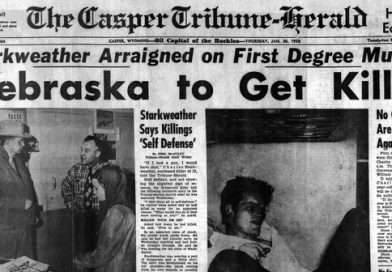 Portada de del diario estadounidense que anuncia ña semtencia a muerte de Charles Starweather, el asesino de Nebraska,