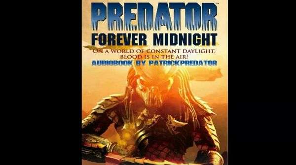 Portada de la novela Predator: Forever Midnight.