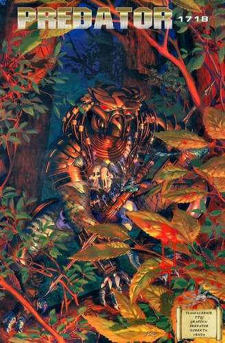 Portada de Predator 1718 que presenta al Yautja cazando en un entorno pirata del siglo XVIII.