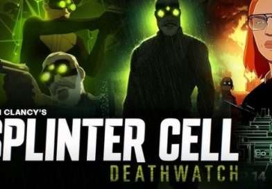 Póster oficial de la serie animada Splinter Cell: Deadwatch del universo Tom Clancy.