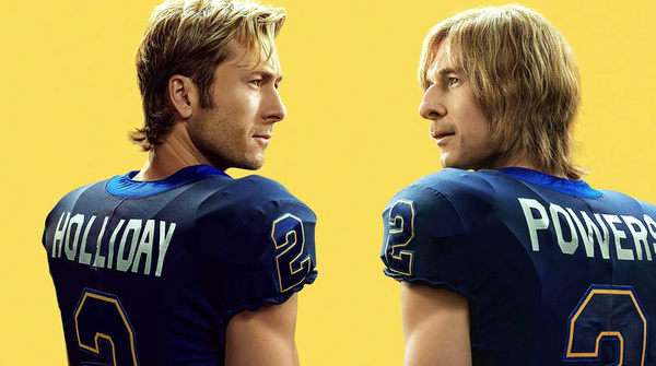 Póster oficial de la miniserie Chad Powers con Glen Powell