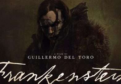 Poster oficial de Frankenstein (2025), dirigida por Guillermo del Toro.