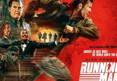 Póster oficial de El sobreviviente (2025), remake de The Running Man, dirigida por Edgar Wright.