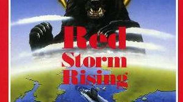 Carátula del videojuego basado en la novela Tormenta Roja de Tom Clancy