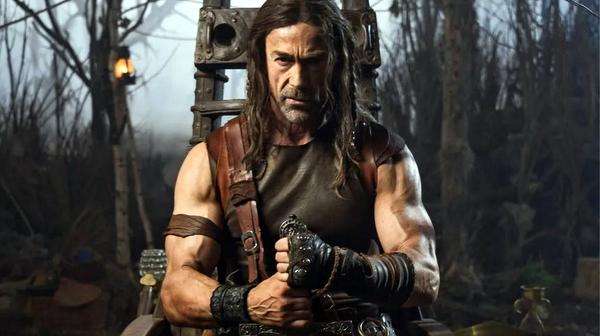 Retrato de Daniel Bernhardt caracterizado como Deathstalker en la versión 2025, con vestuario de fantasía y estética de acción.