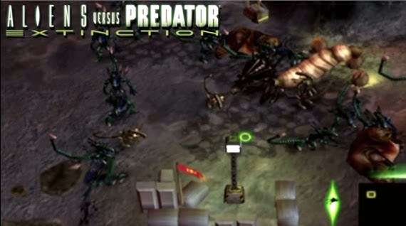 Imagen del juego de estrategia Aliens vs Predator: Extinction.