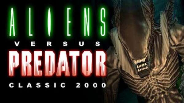 Poster oficial del videojuego Alien vs Predator de 1999.