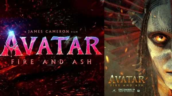 Póster oficial de Avatar: fuego y cenizas, la última película de James Cameron con efectos 3D inmersivos