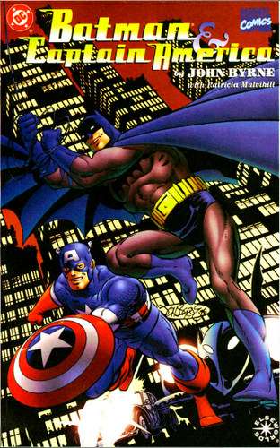 Portada del crossover Batman y Captain America