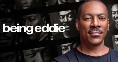 Póster oficial del documental Being Eddie de Netflix, centrado en la vida y carrera de Eddie Murphy.