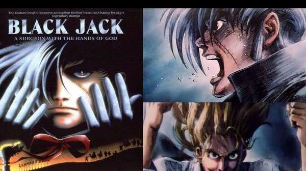 Póster oficial de Black Jack: The Movie, con el cirujano protagonista en una composición dramática