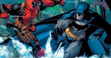 Portada del cómic Deadpool vs Batman con ambos personajes enfrentados