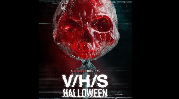 Poster oficial de Halloween VHS, reinterpretación del clásico del cine de terror.