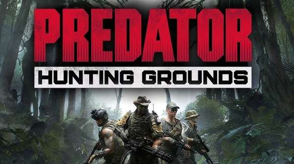 Poster oficial del videojuego Predator: Hunting Grounds lanzado en 2020.