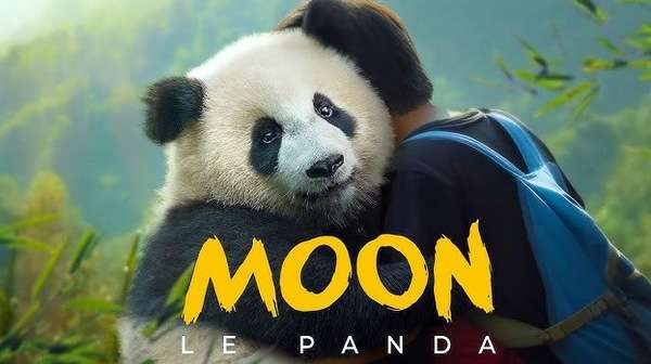 Poster oficial de Moon, mi amigo el panda, la nueva película familiar dirigida por Gilles de Maistre.