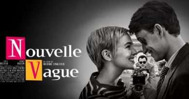Poster oficial de “Nouvelle Vague” (2025), la película de Richard Linklater sobre el rodaje de Breathless.