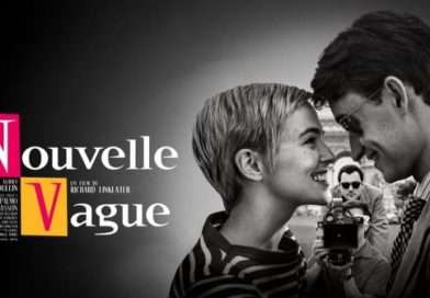 Poster oficial de “Nouvelle Vague” (2025), la película de Richard Linklater sobre el rodaje de Breathless.