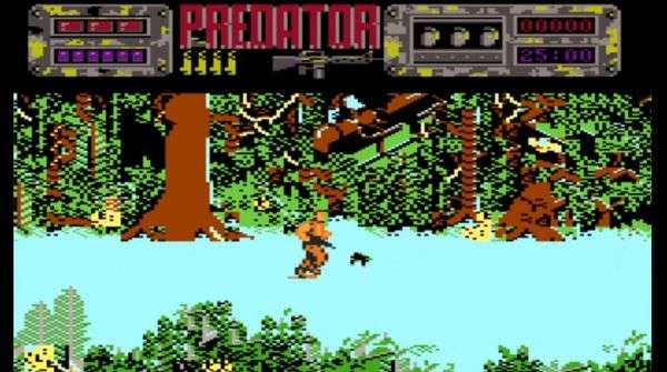 Captura del videojuego Predator de 1987 para la consola NES.
