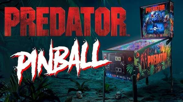 Publicidad promocional del pinball virtual The Predator.
