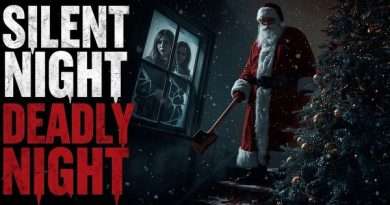 Poster oficial de Noche de paz, noche de terror (2025), reboot de Silent Night, Deadly Night.