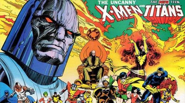 Portada del crossover Teen Titans y X-Men