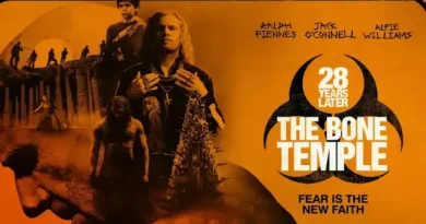 Poster oficial de 28 Years Later: El templo de los huesos, dirigida por Nia DaCosta