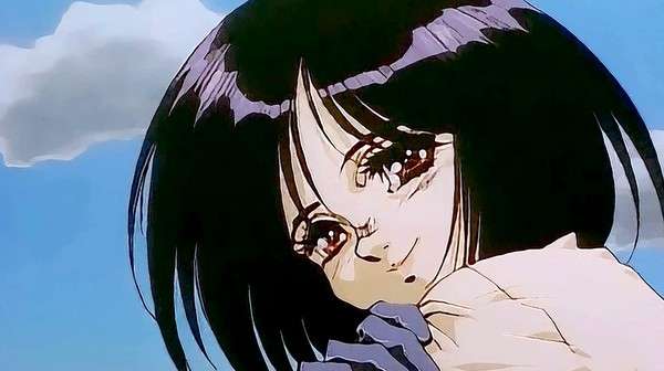 Retrato de Alita, protagonista de Gunnm: Battle Angel, mostrando su expresión decidida