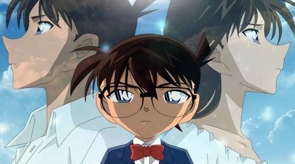 Retrato del detective Conan Edogawa en una imagen promocional de Detective Conan: Countdown to Heaven