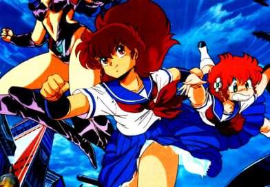 Póster oficial de Project A-Ko con las protagonistas en una pose dinámica