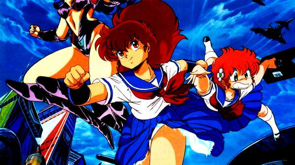 Póster oficial de Project A-Ko con las protagonistas en una pose dinámica