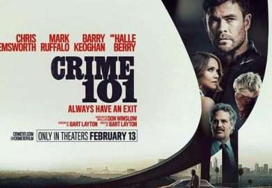Póster oficial del de Crime 101 con Chris Hemsworth y el reparto principal.