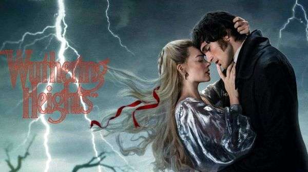 Póster oficial de de la nueva adaptación de Cumbres Borrascosas (2026).