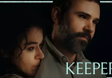 póster oficial de Keepercon Tatiana Maslany en primer plano.