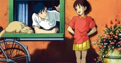 Póster oficial de Whisper of the Heart, película de animación de Studio Ghibli dirigida por Yoshifumi Kondō.