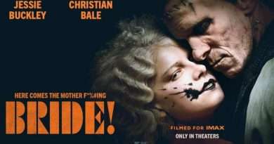 Póster oficial de The Bride (2026), la reinterpretacion del mito de Frankenstein dirigida por Maggie Gyllenhaal.