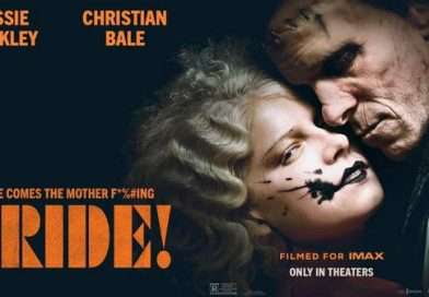 Póster oficial de The Bride (2026), la reinterpretacion del mito de Frankenstein dirigida por Maggie Gyllenhaal.