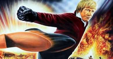 Poster oficial de An for an Eye(1981) con Chuck norris, uno de los clásicos policiales de su primera etapa del cine de acción.