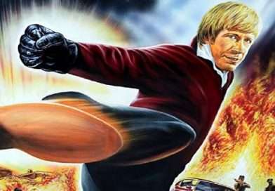 Poster oficial de An for an Eye(1981) con Chuck norris, uno de los clásicos policiales de su primera etapa del cine de acción.