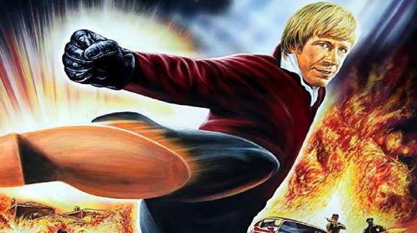 Poster oficial de An for an Eye(1981) con Chuck norris, uno de los clásicos policiales de su primera etapa del cine de acción.