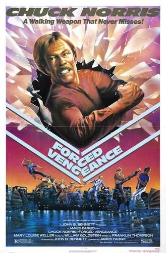 Póster clásico de Lone Wolf McQuade con Chuck Norris caracterizado como el ranger J.J. McQuade.