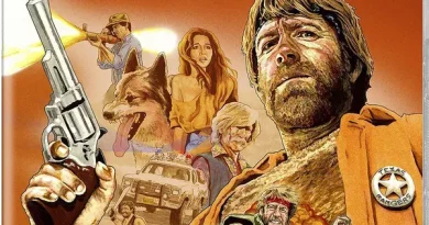 Ilustración promocional de Chuck Norris como el ranger J.J. McQuade en Lone Wolf McQuade.