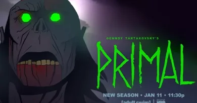 poster oficial de la tercera temporada de Primal de Genndy Tartakovsky.