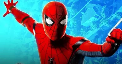 Spider-Man en pleno salto durante una escena del tráiler de Brand New Day con un tono más maduro.